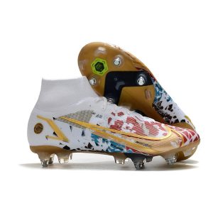 Nike Mercurial Superfly Elite SG PRO AC Bílý Červené Zlato